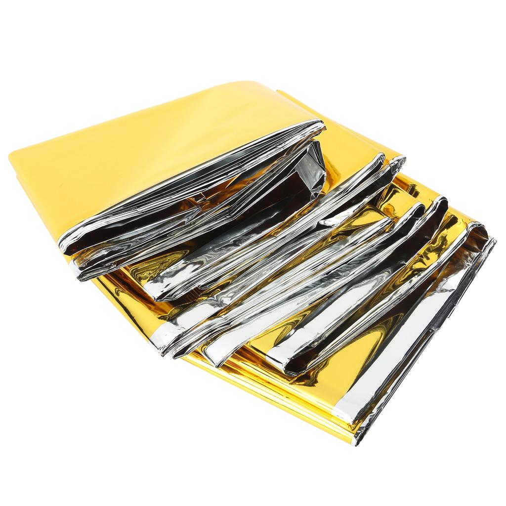 160x210cm Emergency Tent Blanket Camping Thermal Sleeping Bag Survival Reflective Shelter