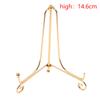 Golden Iron Craft Holder Home Decor Accessories Plate Bracket Painting Rack Medal Display Stand