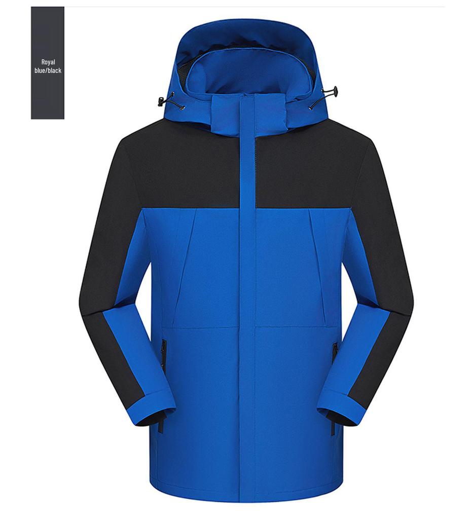 Unisex Windproof & Waterproof Outdoor Sports Jacket with Logo Print