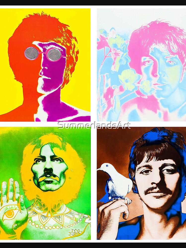John Lennon Beatles Ringo, Paul, George, John Classic T-Shirt