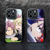 Чехол для телефона ANIME Y-FAIRY TAIL для iPhone17, 16, 15, 14, 13, 12 Pro Max Черный Конфетный Матовый Ударопрочный Чехол