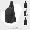Сумка на плечо Tigernu Нагрудная сумка Черная T-S8889 Мужская 9,7-дюймовая сумка для iPad в корейском стиле Водонепроницаемая сумка через плечо Мужская сумка TSA Anti Theft Pack
