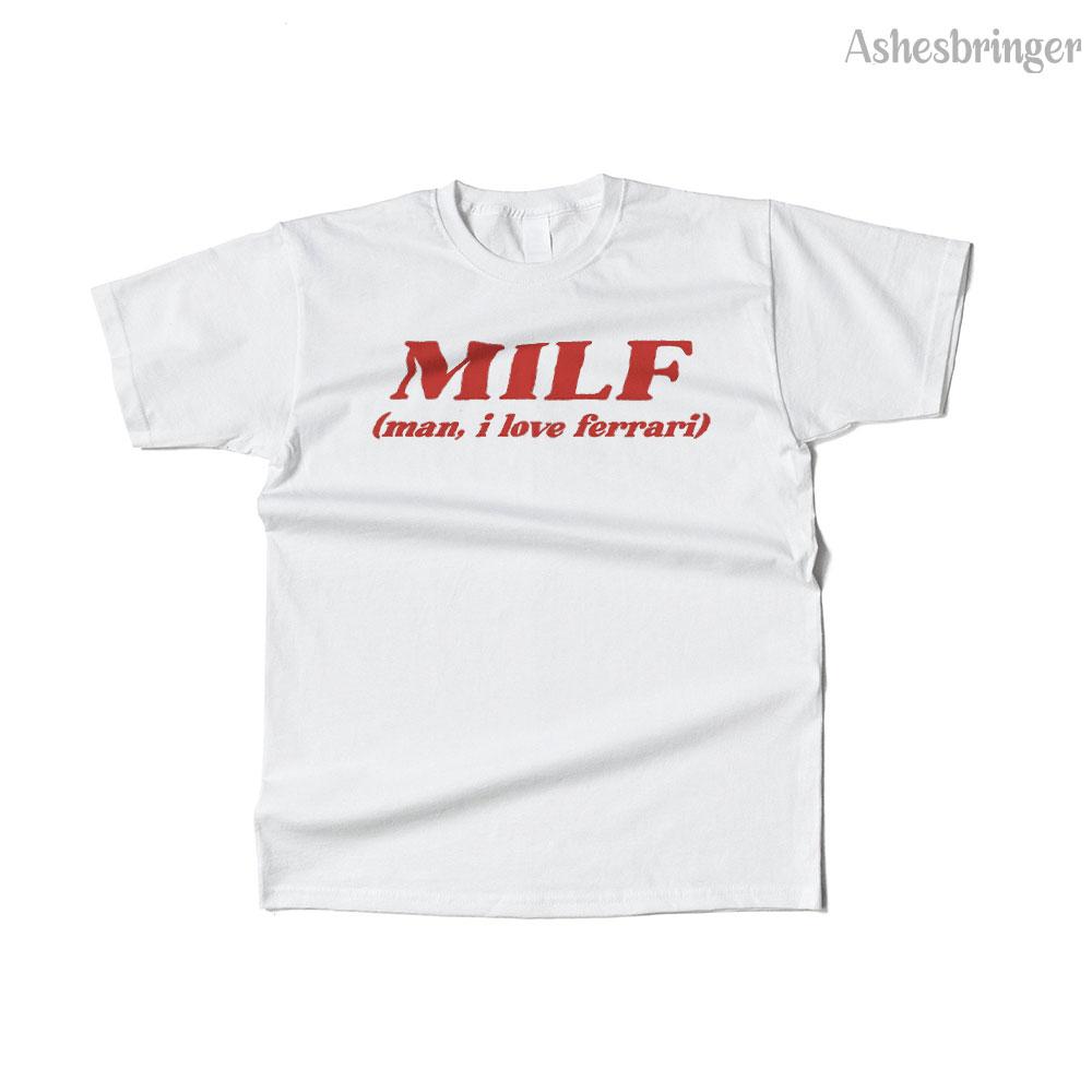 Мужская хлопковая футболка с графикой «Milf Man I Love F» и забавным принтом, уличный повседневный стиль, футболка для мужчин и женщин