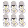 6PCS BA15D Marine Boat Bulbs 3W 300LM Dimmable 24 2835 SMD LEDs Navigation Light Bulb for Sewing Machine Replacement