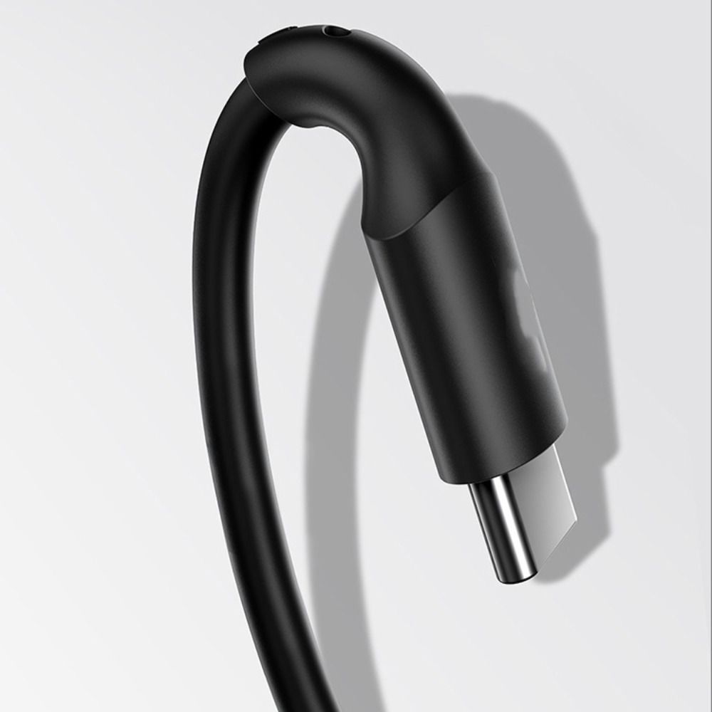Cord USB Type C Cable Mobile Phone Charging Cables 5A Fast Charger Cable Spring Type-C Data Cable