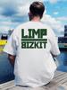 Ретро Футболка с Графикой Рок-группы - Принт "Limp Bizkit"