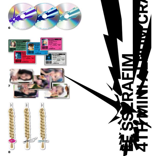 LE SSERAFIM 4TH MINI ALBUM [CRAZY] [Random Version]