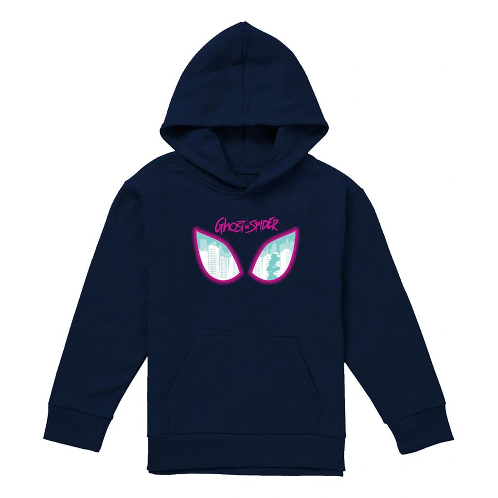 Spider-Man Childrens/Kids Ghost-Spider Eyes Pull Over Hoodie