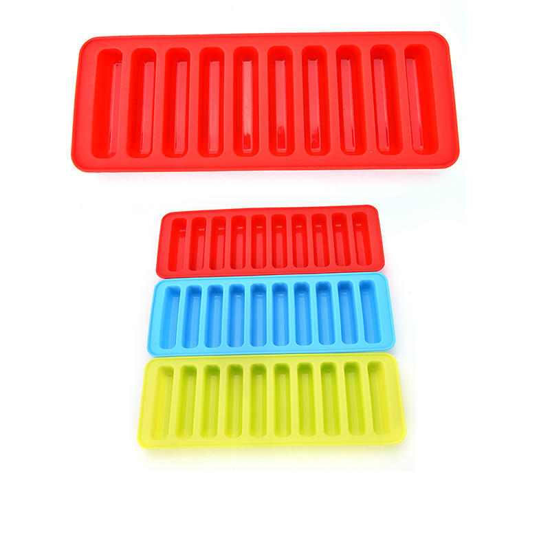 Mold Biscuit Cylinder Ice Tray Cookie Bottle Stick Strip Cube Silicone Chocolate