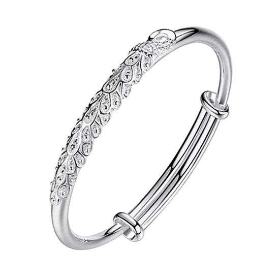 Женский браслет медно-серебристого цвета, изогнутый, регулируемый, гладкий, полированный, с блеском, на запястье, подарок на годовщину дня рождения, легкий браслет