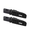2pcs Motorcycle Front Footpeg Footrest T6063 Aluminum Alloy Anti Slip Rustproof Replacement for Aprilia GPR125