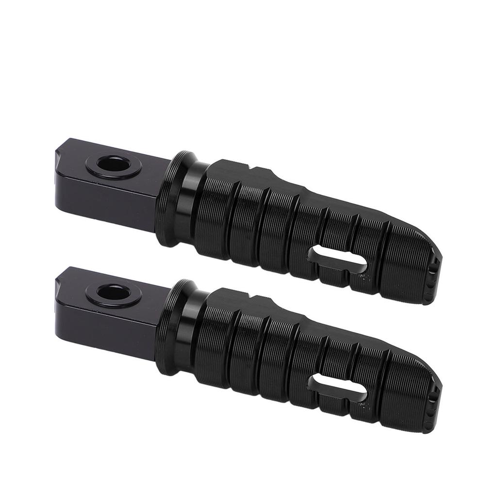 2pcs Motorcycle Front Footpeg Footrest T6063 Aluminum Alloy Anti Slip Rustproof Replacement for Aprilia GPR125