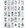 Gimitem Tattoo Sticker 30 Types Set, D Set, 1 Set