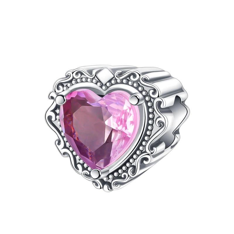 New In Copper Red Wine And Wine Glass Charm Beads Fit Bracelet Diy Pendant Woman Jewelry