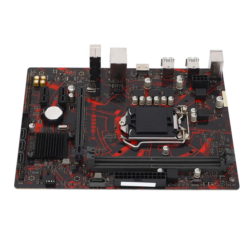 Материнская плата EX B365M V M ATX 2-канальная DDR4 Serial ATA III Материнская плата для настольных ПК для процессоров Intel Core 9-го и 8-го поколений LGA 1151 14 нм
