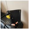 IELGY Summer All-Match Simple One-Shoulder Messenger Bucket Bag