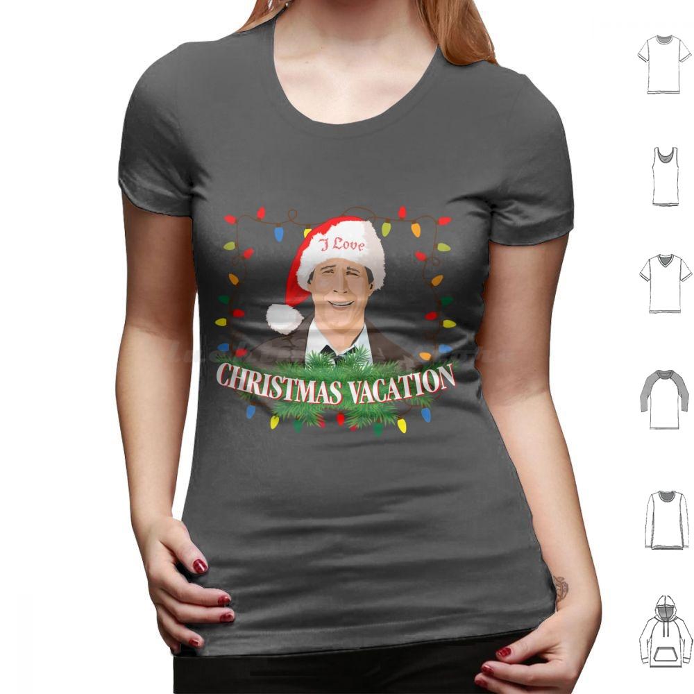 Я люблю рождественские каникулы Футболка 6XL Хлопок Крутая футболка Mos Graphix Чеви Чейз Рождество Рождественские каникулы 80-е Грисуолд Комедия