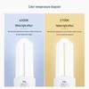 FSL T4 E27 U-Tube Energy-Saving Fluorescent Bulb