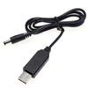 12V USB Boost Cable for Power Bank: 5V To 12V with 5.5x2.1mm DC Interface