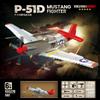 Военные Строительные Блоки Второй Мировой Войны Истребитель P-51D Mustang Наборы Солдат Модель Самолета Куклы Кирпичики Детские Игрушки Подарок