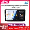Радиоприемник JIUYIN Android 13 для Citroen Berlingo 2 B9 Peugeot Partner 2008-2019, автомобильная стереосистема, мультимедиа, видеоплеер, carplay, авто GPS