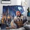 1PC Spy Family Patterned Flannel Blanket Suitable For All Seasons For Home Decor Warmth And Comfort Gifts Holiday Present
