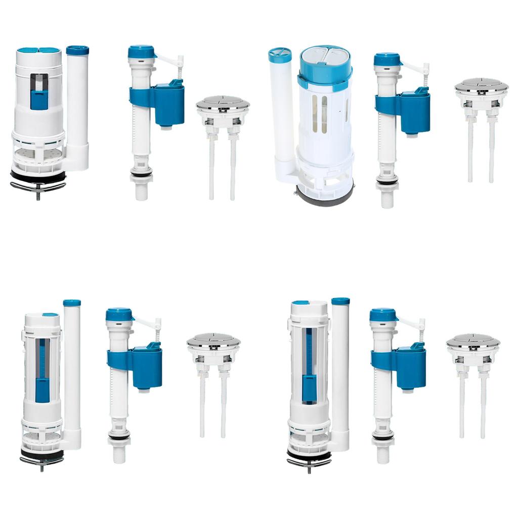 Practical Toilet Tanks Fill Valves Replacement Set High Seal Easy Installation Water Saving Designs Bathroom Accessory