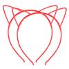 1 Pair Kids Plastic Resin Headband Glow In The Dark Cat Ear Hair Hoop Birthday Parties Cosplay Hair Accessory