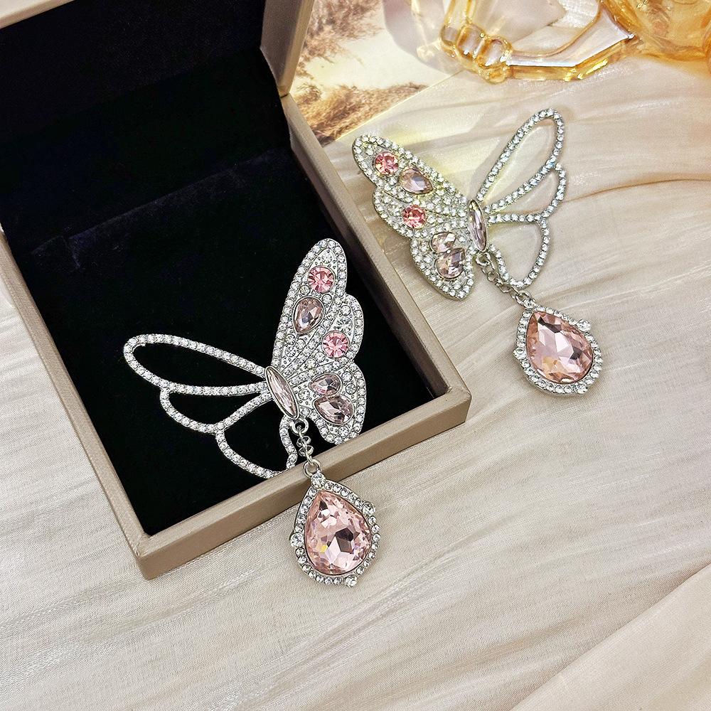 Серьги-пусеты из простого серебристого металла 'Серебряная игла'