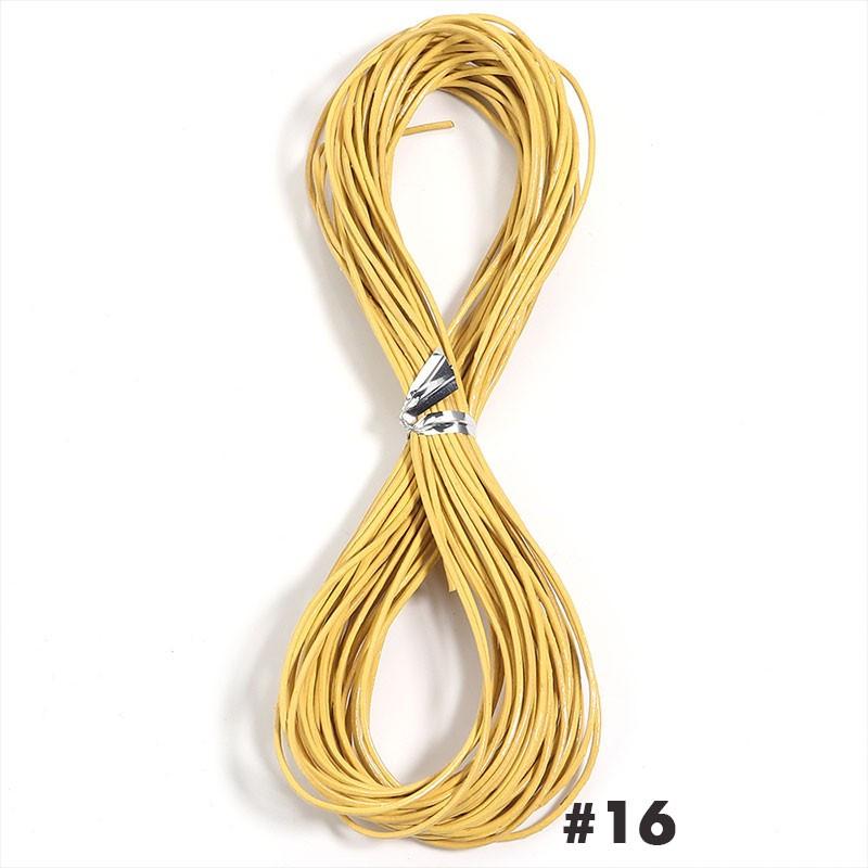 10 ярдов 1,5 мм круглый кожаный шнур из коровьей кожи Материал для изготовления ювелирных изделий Ручной работы Браслетов Для изготовления ювелирных изделий Фурнитура Шнуры для рукоделия