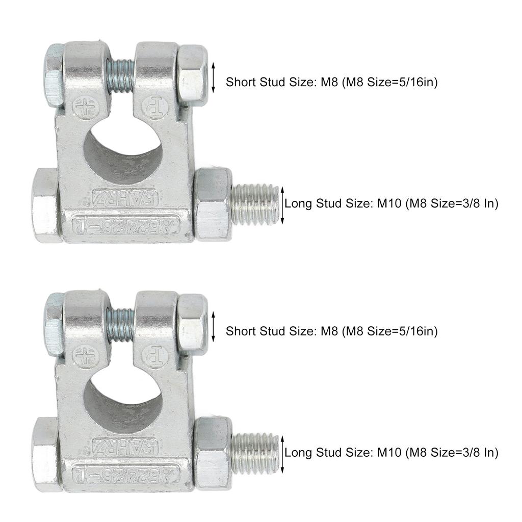 Набор крышек клемм аккумуляторной батареи от 6 В до 12 В постоянного тока, универсальная замена, подходящая для автомобиля, лодки, автофургона