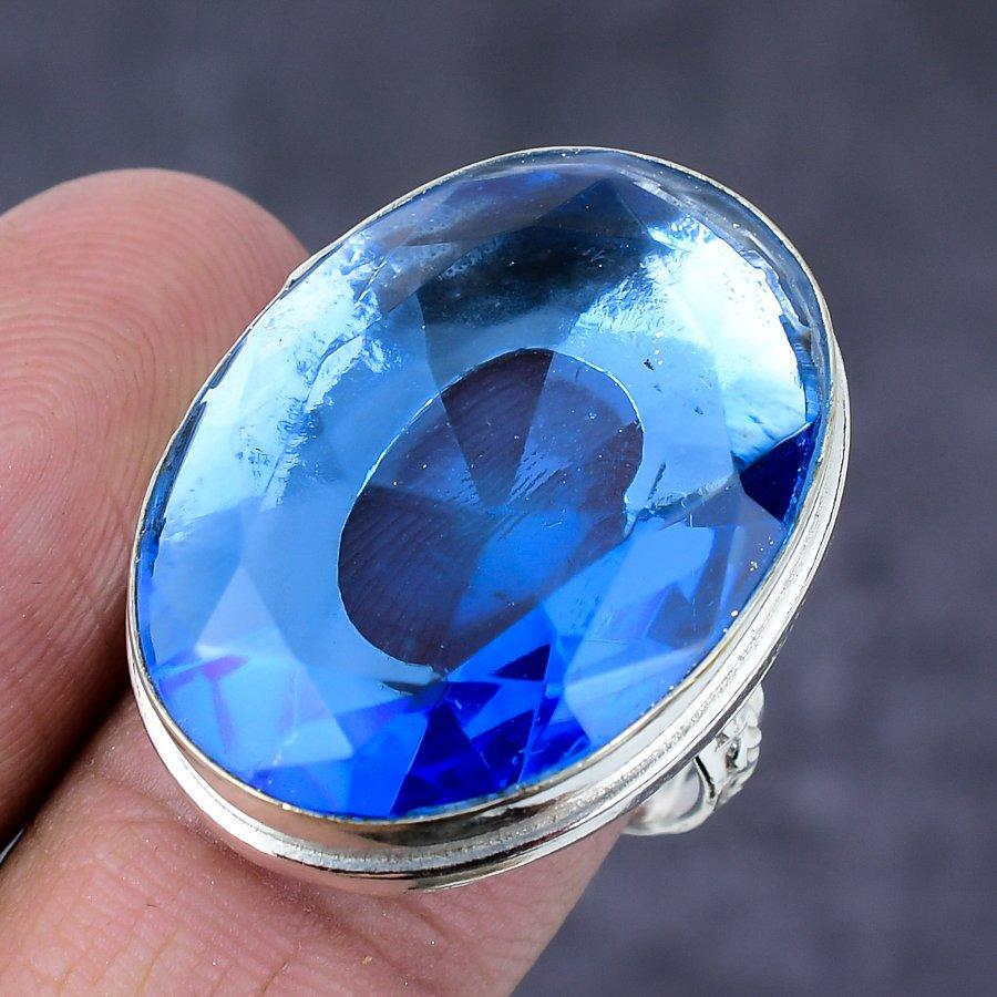 Iolite Gemstone 925 Sterling Silver Gift Jewelry Ring Size 9