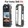 Алюминиевая защитная рамка для Insta360 X4 Металлический прочный корпус-клетка с креплением «холодный башмак» для аксессуаров камеры Insta 360 X4