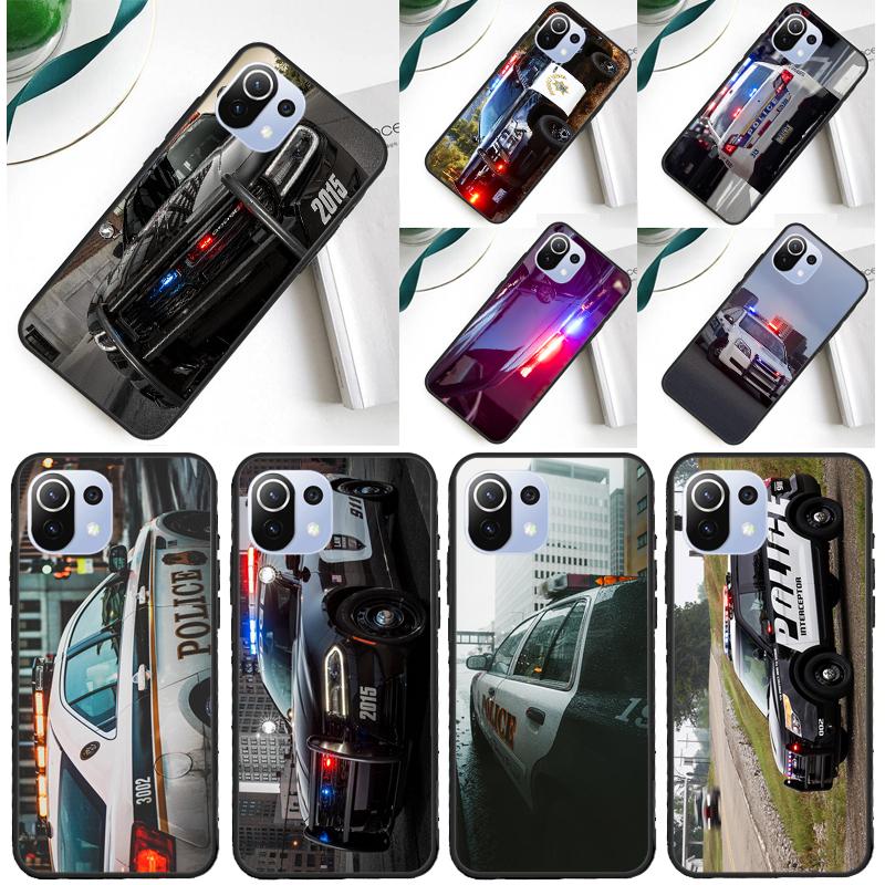 police car Cover For Xiaomi 13 14 Ultra 11T 12T 13T 14T Pro POCO X7 Pro X3 X5 F3 F5 F6 M6 X6 Pro Case