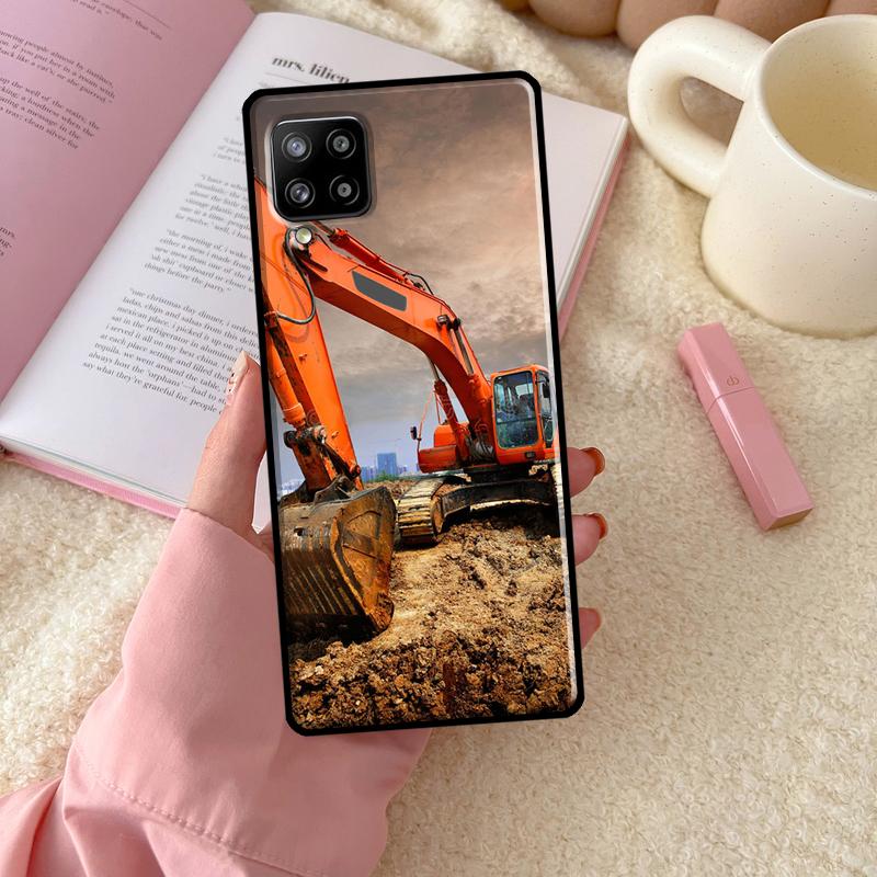 Чехол-экскаватор для Samsung Galaxy A54 A34 A14 A13 A12 A22 A32 A52 A72 A51 A71 A53 A52S Задняя крышка