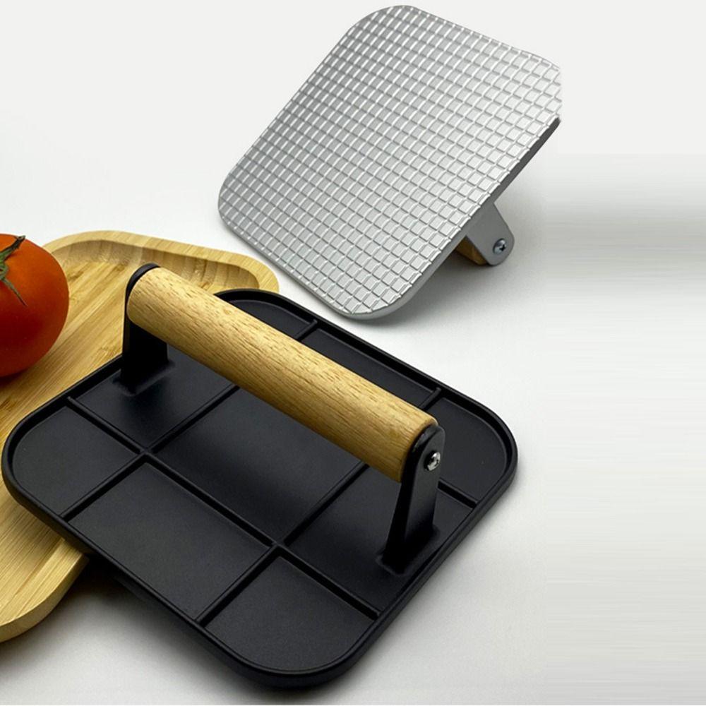 Сверхпрочный пресс для бургеров Легко чистить Пресс для барбекю Гриль Прочный пресс для котлет Сэндвичи