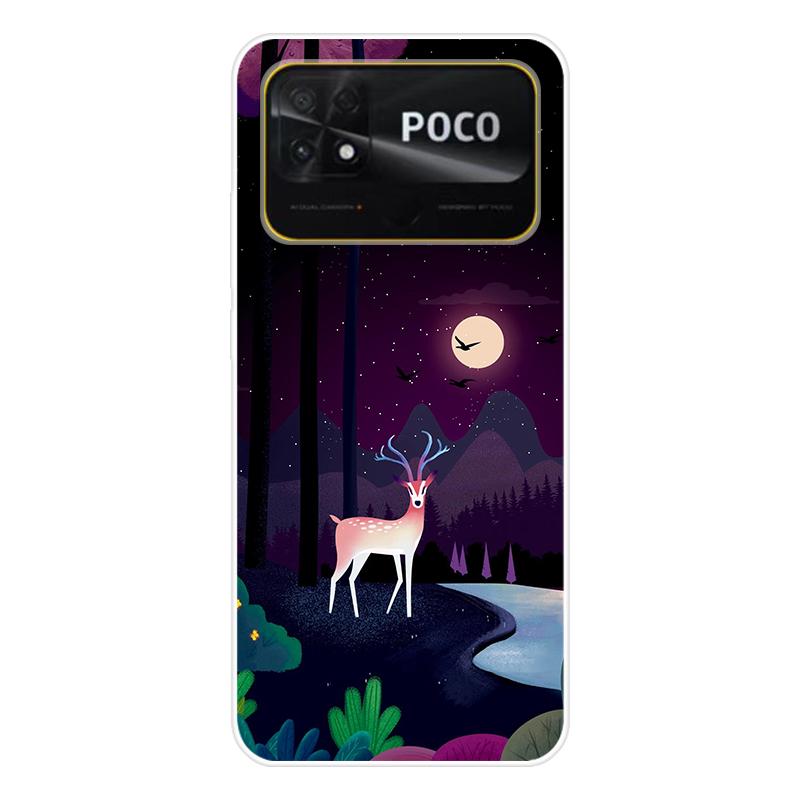 Для Xiaomi Poco C40 C 40 Чехол Мягкая силиконовая задняя крышка Мультяшный чехол для телефона Разнообразие