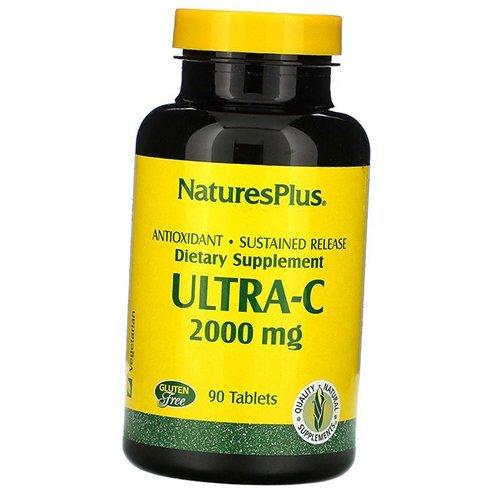 Витамин С с замедленным высвобождением, Ultra-C 2000, Nature's Plus 60таб (36375152)