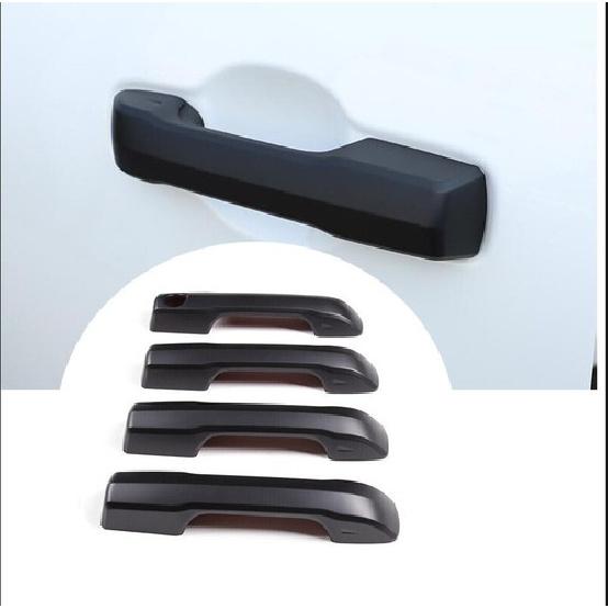 Matte Black Exterior Outside Door Handle Cover Trim For Toyota Tundra 2022-2024