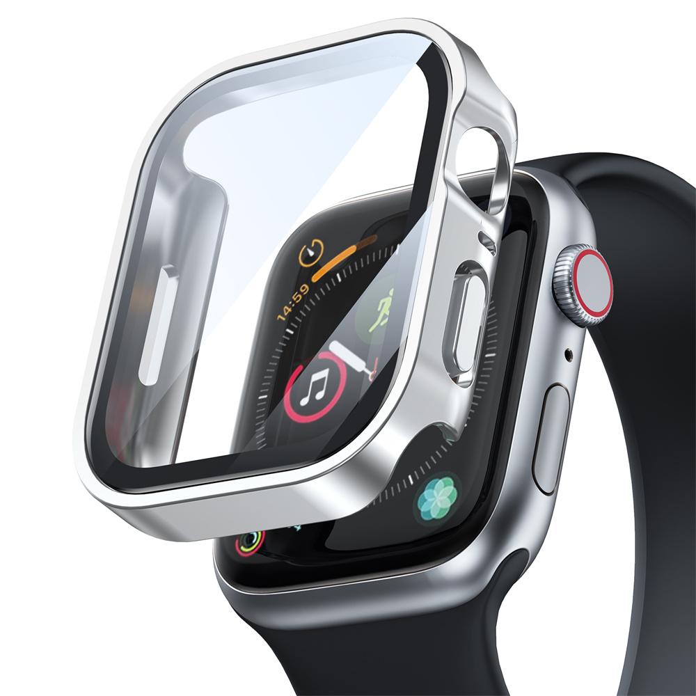 Waterproof Glass+cover For Apple Watch series11 10 9 8 7 6 se3 46mm 41mm 44mm 40m 41mm 45mm Ultra1/2/3 49mm Straight Edge Screen Protector accessories