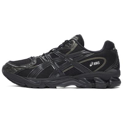 GEL Nimbus 10.1 Амортизация, Износостойкие Низкие кроссовки для бега Унисекс Черно-серые кроссовки 1203A780-001