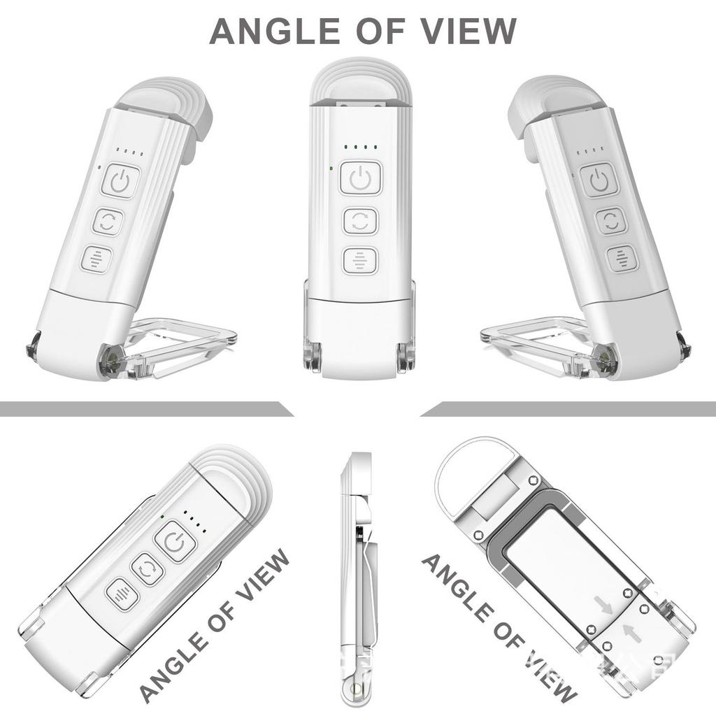 USB Rechargeable LED Book Light: Portable, Eye-Friendly Clip-On for Night Reading