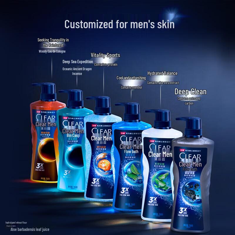 Clear Men's Icy Cool Oil Control Body Wash