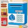 Creative Kids' ATM Piggy Bank with Auto Money Roll and Password Lock - Large Capacity Mini Safe Toy