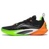 Баскетбольные кроссовки Li Ning Speed 10 Мужские Низкие Черно-зелено-оранжевые ABAT085-2