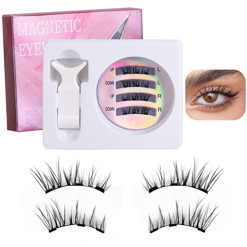 Накладные ресницы своими руками без клея L Curl Faux Mink Lashes Простые в использовании накладные ресницы кошачий глаз Инструменты для макияжа