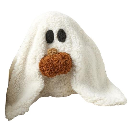 Плюшевая игрушка Призрак на Хэллоуин Мягкая 3D подушка-призрак с тыквой/летучей мышью для детей и взрослых Подарки для вечеринки на Хэллоуин