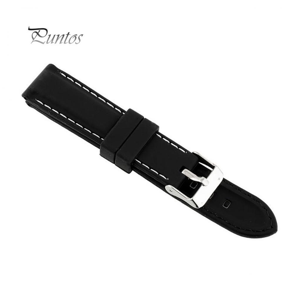 Fashion Soft Silicone Watch Strap Band Buckle Watchband Replacement Wristband
