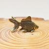 Elegant Goldfish Figurines Cute Lucky Charm Animal Sculpture Home Office Desk Decor