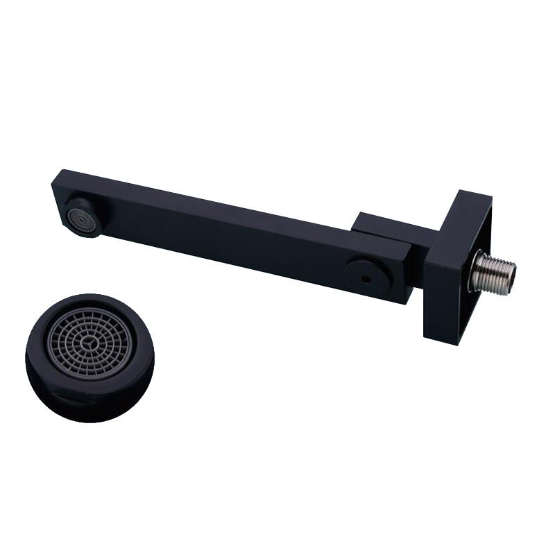 BAKALA Solid Bass настенный настенный излив для душа квадратно-круглый излив хромированная отделка латунный излив складной на 180 градусов